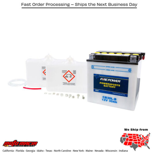 Battery W/Acid Cb30l-B 12v Heavy Duty Polaris Ranger 800 4x4 Eps 2013-2013