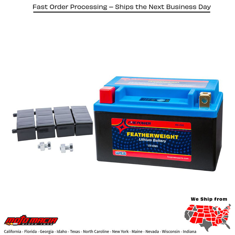 Featherweight Lithium Battery 240 Cca Hjtx14h-Fp-Il 12v/48wh Aprilia Rsv100