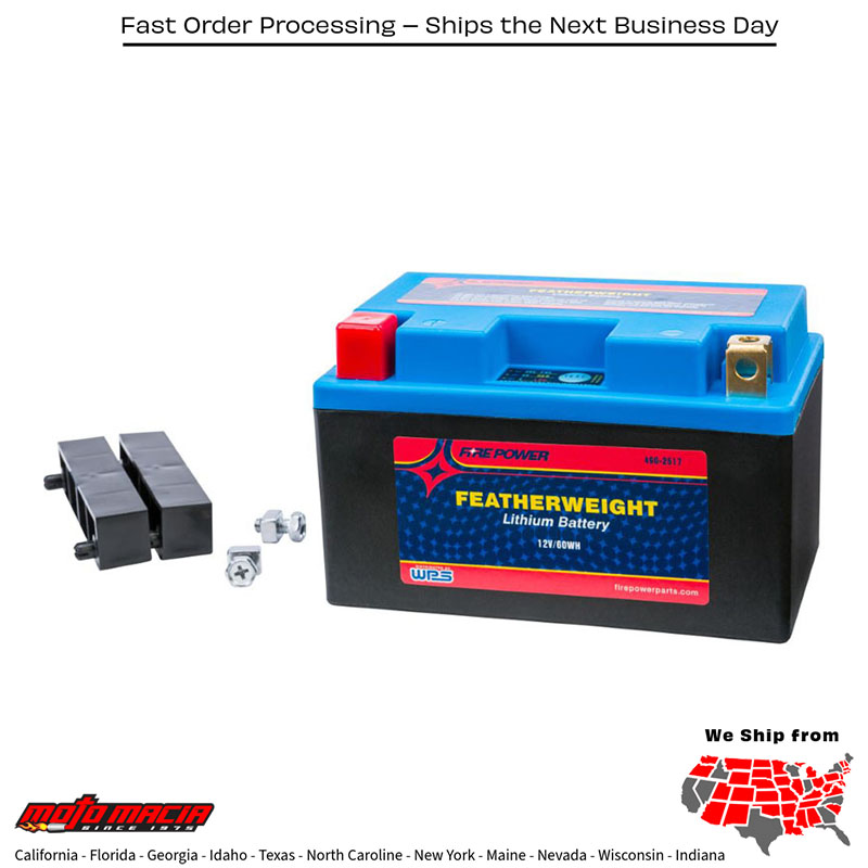 Featherweight Lithium Battery 290 Cca Hjtz14s-Fp-Il 12v/60wh Honda Nc700j N more