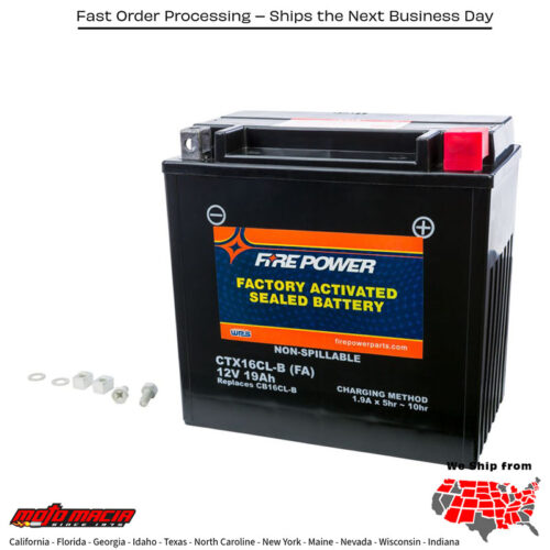 Battery Ctx16cl-B Sealed Factory Activated Yamaha Xlt 1200 (Xa1200-A) 2001- more
