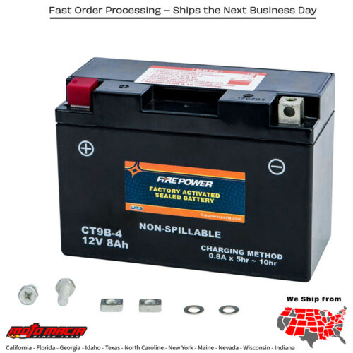 Battery Ctz8v Sealed Factory Activated Yamaha Yzf-R3 2015-2020 Honda Pcx150