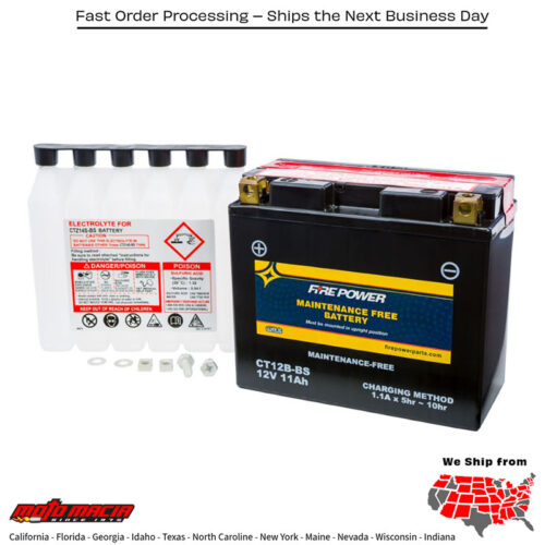 Battery Ct12b-Bs Maintenance Free Ducati Monster 1100 Evo 2011-2013
