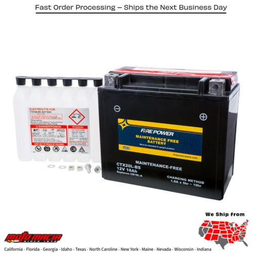 Battery Ctx20l-Bs Maintenance Free Triumph Thunderbird Commander 2014-2015