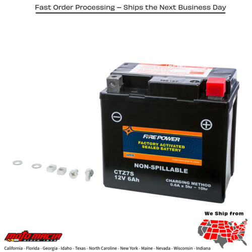 Battery Ctz7s Sealed Factory Activated Honda Trx450r 2006-2013 Chf50
