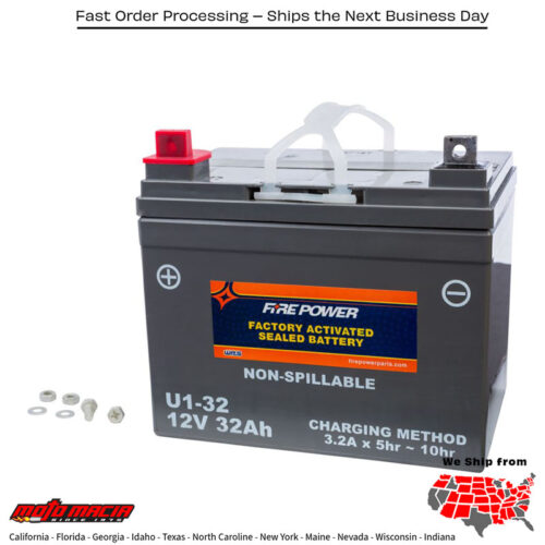 Battery U1-32 Sealed Factory Activated Yamaha Yxm700 Viking 2014-2016