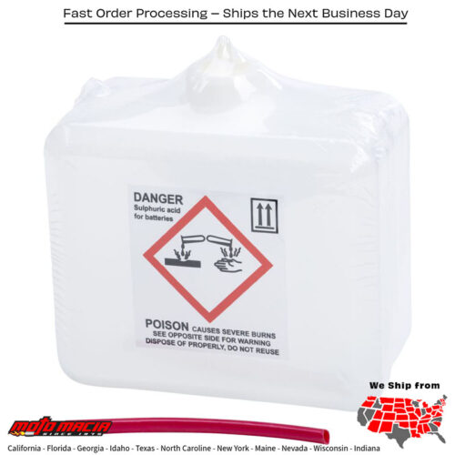 Non-Sealed Battery Electrolyte Pack 850cc