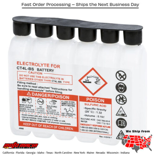 Sealed Battery Electrolyte Pack 190cc
