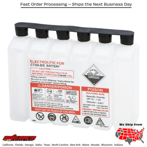 Sealed Battery Electrolyte Pack 450cc