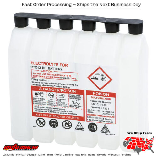 Sealed Battery Electrolyte Pack 600cc