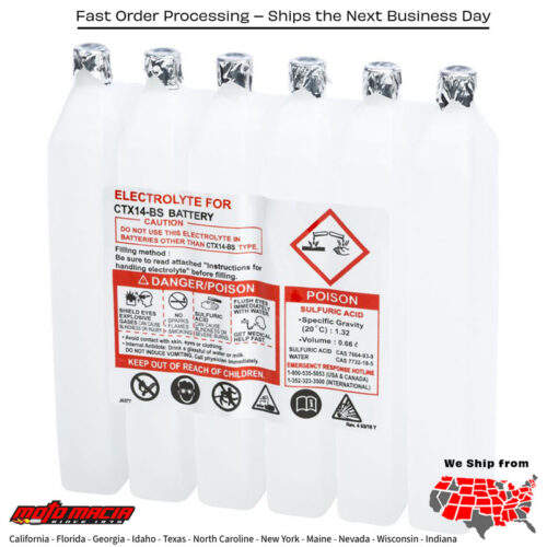 Sealed Battery Electrolyte Pack 660cc
