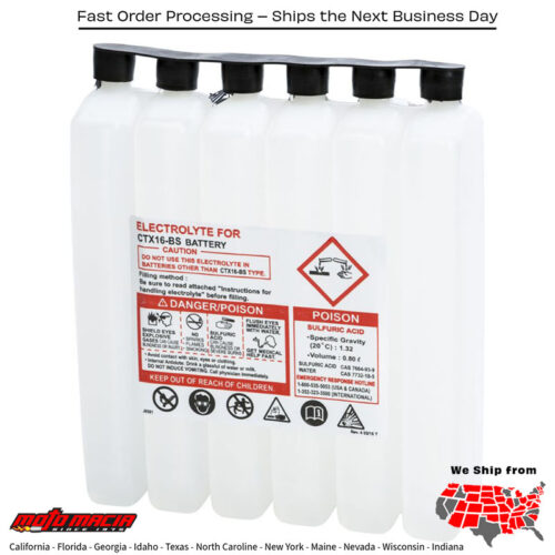 Sealed Battery Electrolyte Pack 800cc