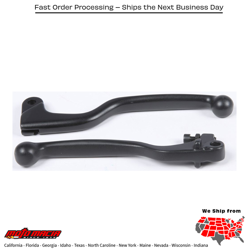 Hydraulic Lever Set Black Honda Cr500r 1984-1991 Cr450r 1981-1981