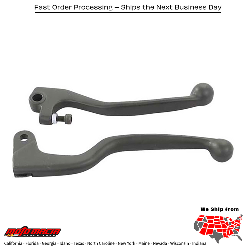 Hydraulic Lever Set Black Honda Cr500r 1992-2001 Crf450r 2002-2003