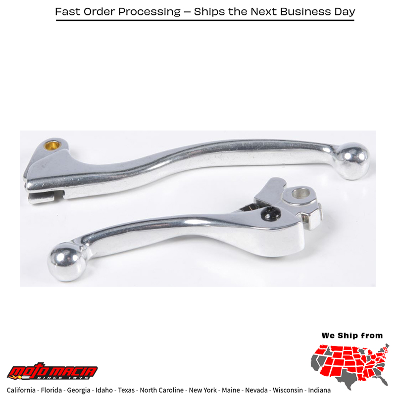Hydraulic Lever Set Polished Yamaha Yz125 Yz250 2001-2011