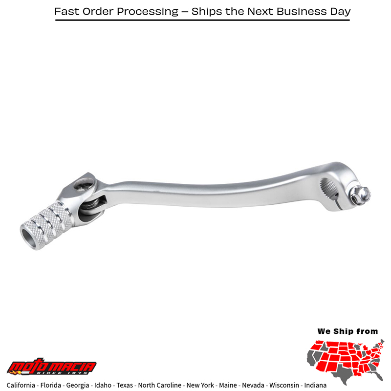 Oem Style Shift Lever Silver Honda Crf450r 2008-2010