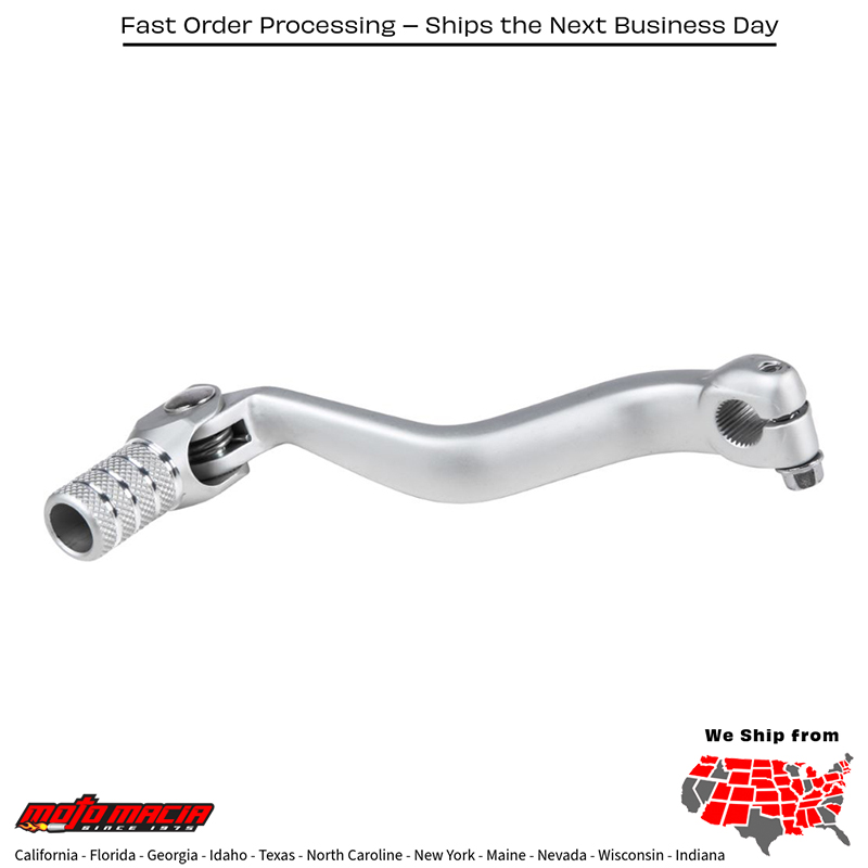 Oem Style Shift Lever Silver Yamaha Yz125 1996-2004 Yz250 1999-2004
