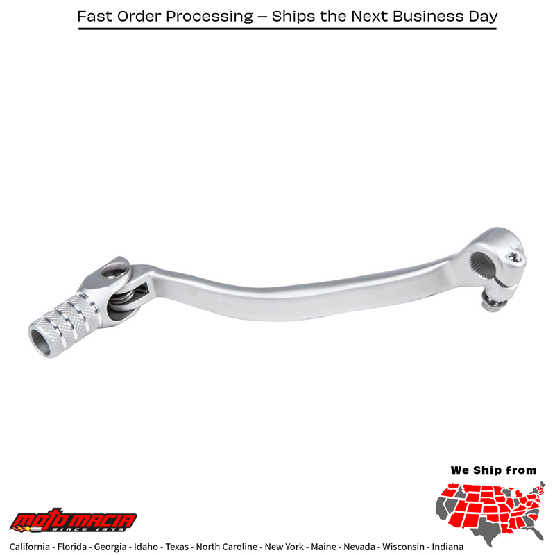 Oem Style Shift Lever Silver Kawasaki Kx250f 2004-2005 Suzuki Rm-Z250 2004-2006