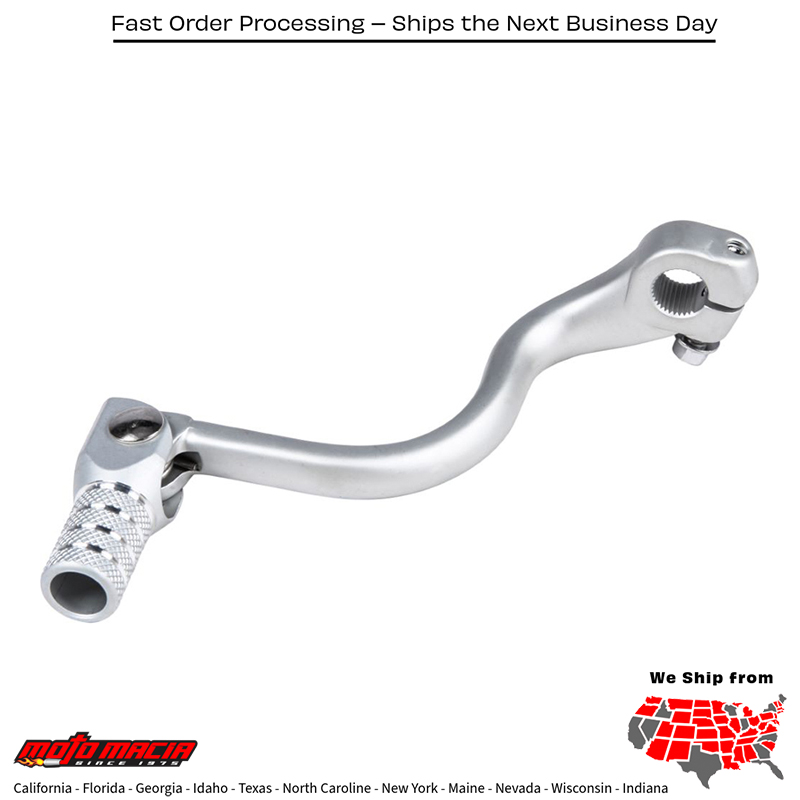 Oem Style Shift Lever Silver Kawasaki Kx250 1994-2004 Kx125 1994-2