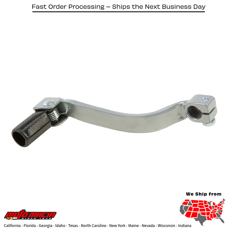 Folding Shift Lever Silver Honda Cr125r 1985-2007