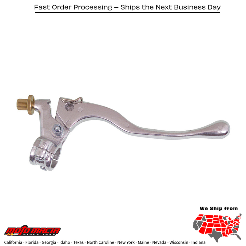 Lever Assembly Left Silver Honda Atc110 1979-1985 Atc185s 1981-1983 H