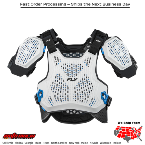 BLUEPRINT RCH-2 CHEST PROTECTOR WHITE