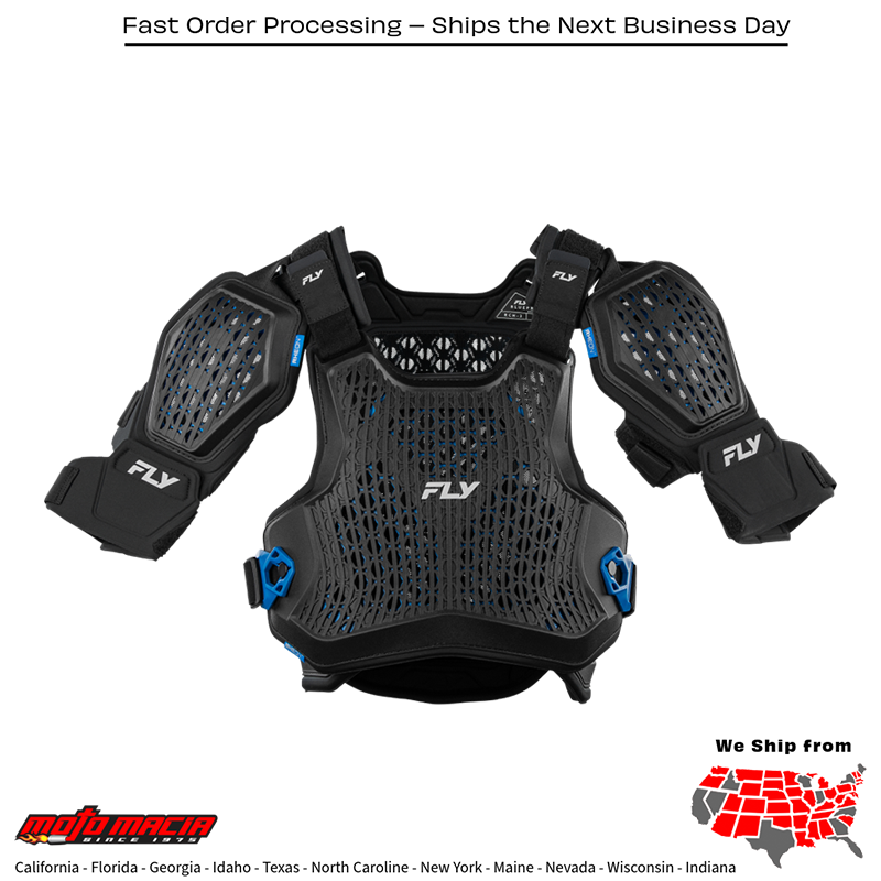 BLUEPRINT RCH-3 CHEST PROTECTOR BLACK