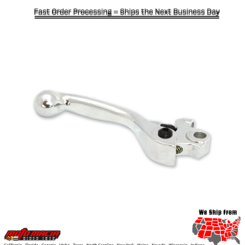 Race Front Brake Lever Silver Yamaha/Fantic/Kawasaki Kx250f 2013-2