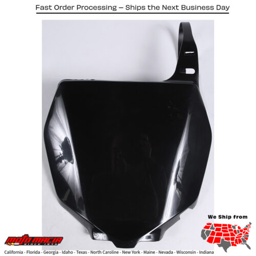 FRONT NUMBER PLATE Suzuki RM-Z250 2007-2009 Suzuki RM-Z450 2005-2007 Suzuki RM250 2001-2008 Suzuki RM125 2001-2008