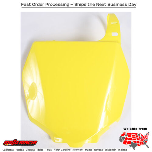 FRONT NUMBER PLATE Suzuki RM-Z250 2007-2009 Suzuki RM-Z450 2005-2007 Suzuki RM250 2001-2008 Suzuki RM125 2001-2008