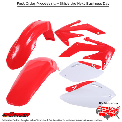 PLASTIC KIT RED Honda CRF250R 2004-2005