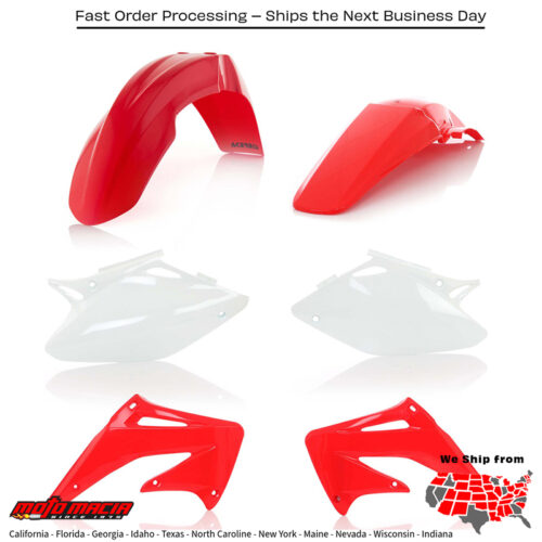 PLASTIC KIT RED Honda CRF450R 2004-2004