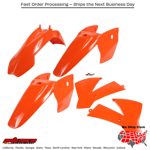 PLASTIC KIT ORANGE KTM 65 SX 2002-2008