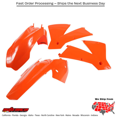 PLASTIC KIT ORANGE KTM 250 SX 2003-2004 KTM 450 SX-F 2003-2004 KTM 125 SXS 2004-2004 KTM 450 SXS 4-Stroke 2003-2004 KTM 250 SXS 2003-2004 KTM 525 SX 4-Stroke 2004-2004 KTM 125 SX 2004-2004 KTM 300 MXC 2004-2004 KTM 450 MXC 4-Stroke 2004-2004 KTM 525 MXC 4-
