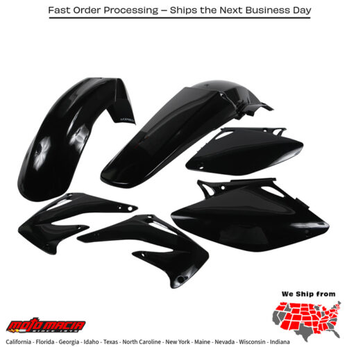 PLASTIC KIT BLACK Honda CRF450R 2002-2003