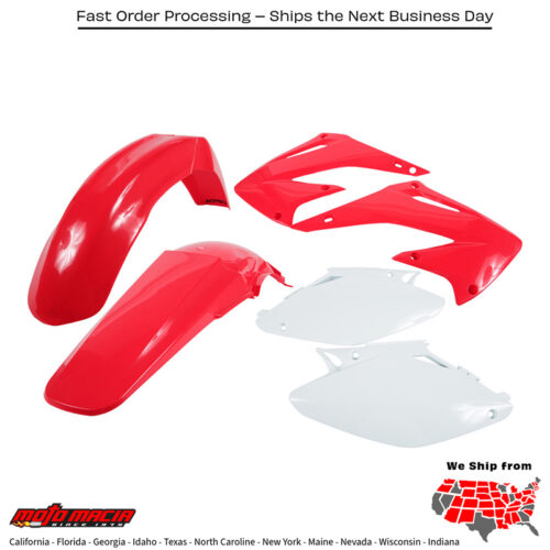 PLASTIC KIT RED Honda CR125R 2002-2003 Honda CR250R 2002-2003