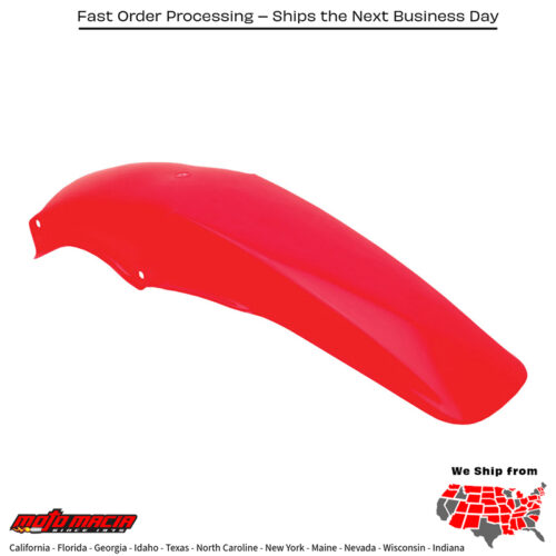 REAR FENDER RED Honda CR125R 1993-1997 Honda CR250R 1992-1996