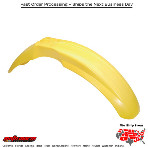 FRONT FENDER YELLOW Kawasaki KLX400R 2003-2003 Kawasaki KLX400SR 2003-2003 Suzuki DR-Z400S 2000-2008 Suzuki DR-Z400SM 2005-2008 Suzuki RM250 1989-2000 Suzuki DR-Z400E 2000-2008 Suzuki RM125 1989-2000 Suzuki DR-Z400 2000-2004 Suzuki RMX250 1