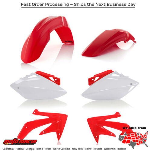 PLASTIC KIT RED Honda CRF450R 2005-2006