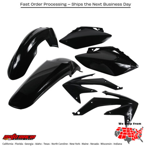 PLASTIC KIT BLACK Honda CRF450R 2005-2006