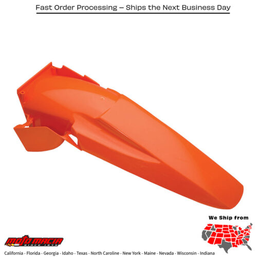 REAR FENDER ORANGE KTM 250 SX 1998-2002 KTM 525 SX 4-Stroke 2003-2003 KTM 125 SX 1998-2003 KTM 300 MXC 1998-2003 KTM 450 MXC 4-Stroke 2003-2003 KTM 525 MXC 4-Stroke 2003-2003 KTM 200 Mxc 1998-2003 KTM 380 Sx 1998-2002 KTM 400 MXC 4-Stroke 2