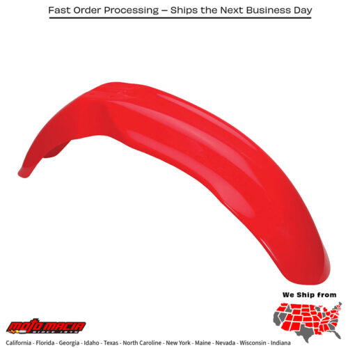 FRONT FENDER RED Honda CR500AF 2000-2001 Honda CR500R 2000-2001 Honda CRF450R 2002-2003 Honda CR125R 1990-2003 Honda CR250R 1990-2003