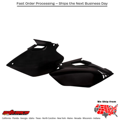 SIDE PANELS BLACK Yamaha YZ250F 2003-2005 Yamaha YZ450F 2003-2005