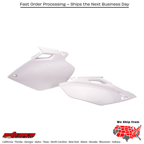 SIDE PANELS WHITE Yamaha YZ250F 2003-2005 Yamaha YZ450F 2003-2005