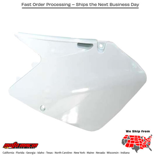 SIDE PANELS WHITE Suzuki RM250 2003-2008 Suzuki RM125 2003-2008