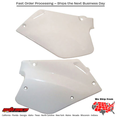 SIDE PANELS WHITE Yamaha YZ85 2002-2014