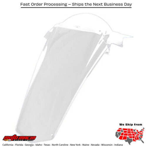 REAR FENDER WHITE Yamaha YZ250F 2006-2009 Yamaha YZ450F 2006-2009