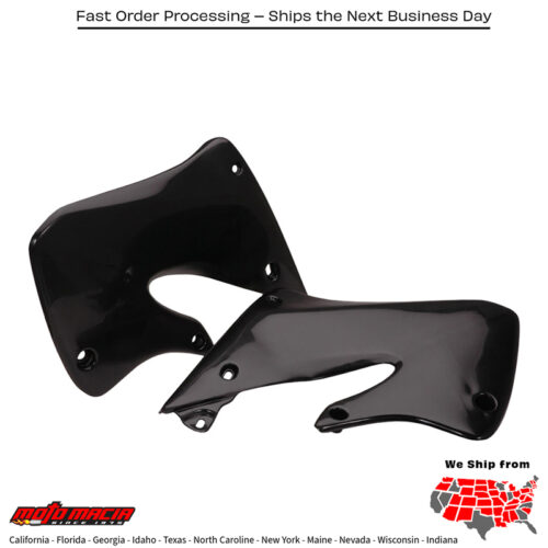 RADIATOR SHROUDS BLACK Honda CR125R 1998-1999 Honda CR250R 1997-1999