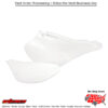 SIDE PANELS WHITE Kawasaki KX250 1999-2002 Kawasaki KX125 1999-2002