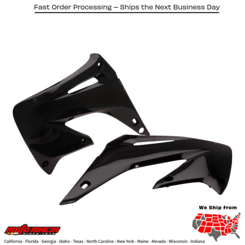 RADIATOR SHROUDS BLACK Honda CR125R 2002-2007 Honda CR250R 2002-2007