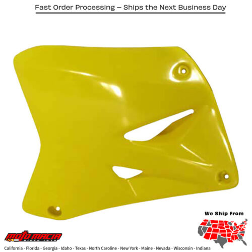 RADIATOR SHROUDS YELLOW Suzuki RM85 2002-2023